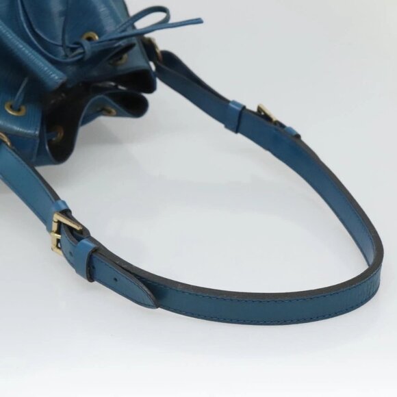 LOUIS VUITTON Epi Petit Noe Shoulder Bag Blue M44105 LV Auth bs27625 - Picture 8 of 16